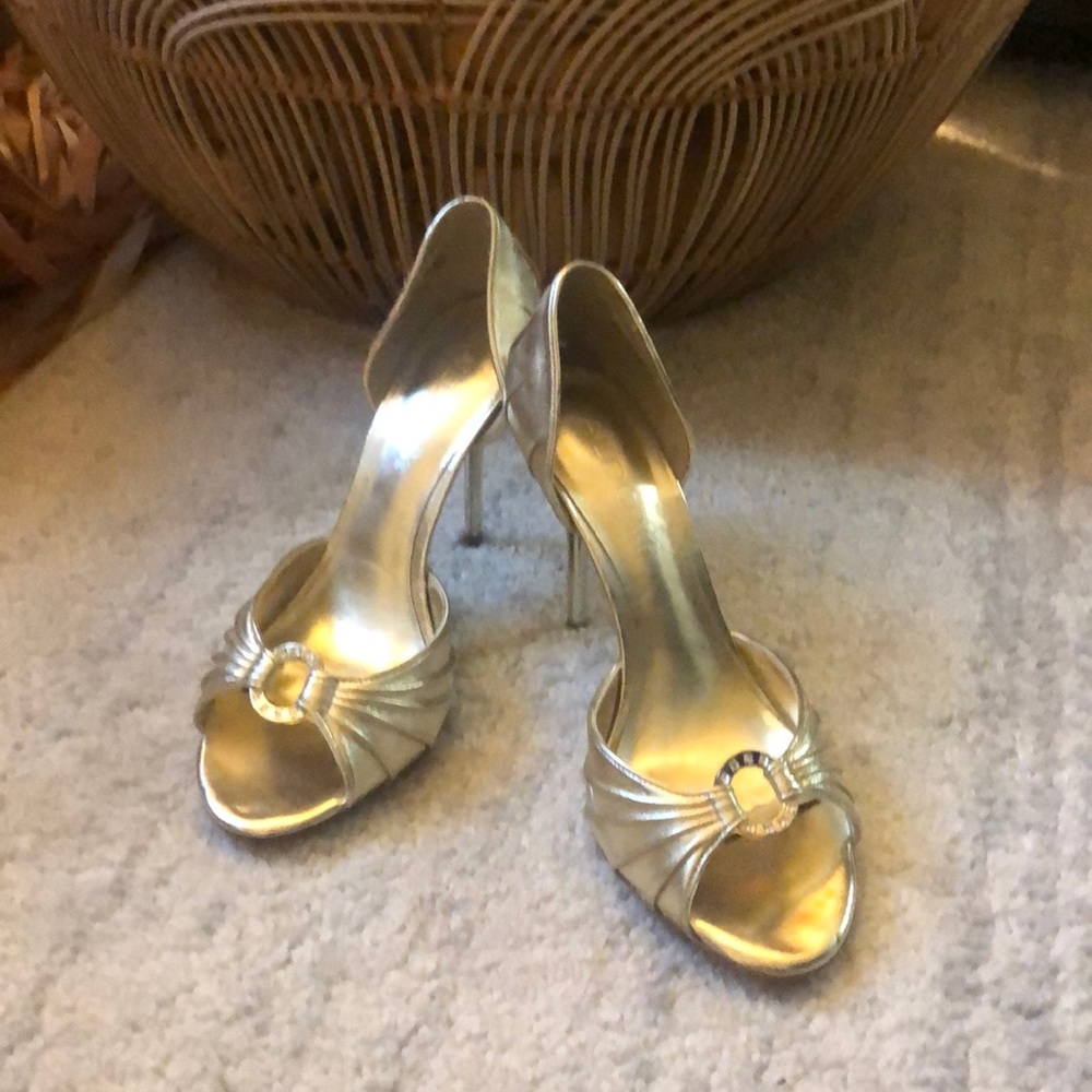 Aldos gold shoes